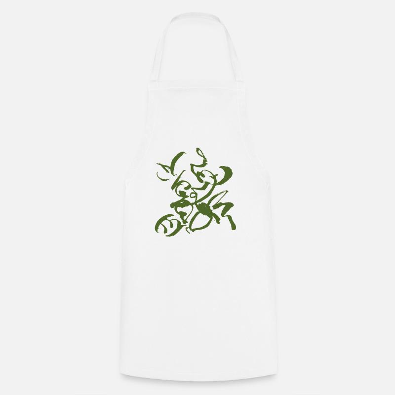 Abstrait - Tablier de cuisine - blanc