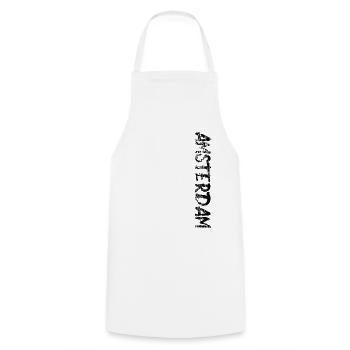 Amsterdam - Tablier de cuisine - blanc - Devant - AI Model Male 185 dark (185cm)