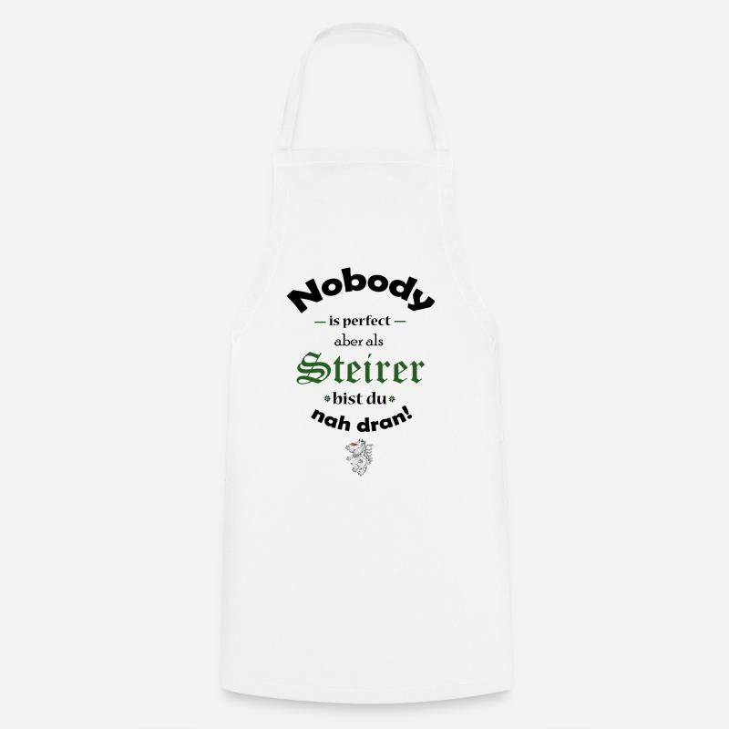 Steiermark - Kochschürze - Weiß