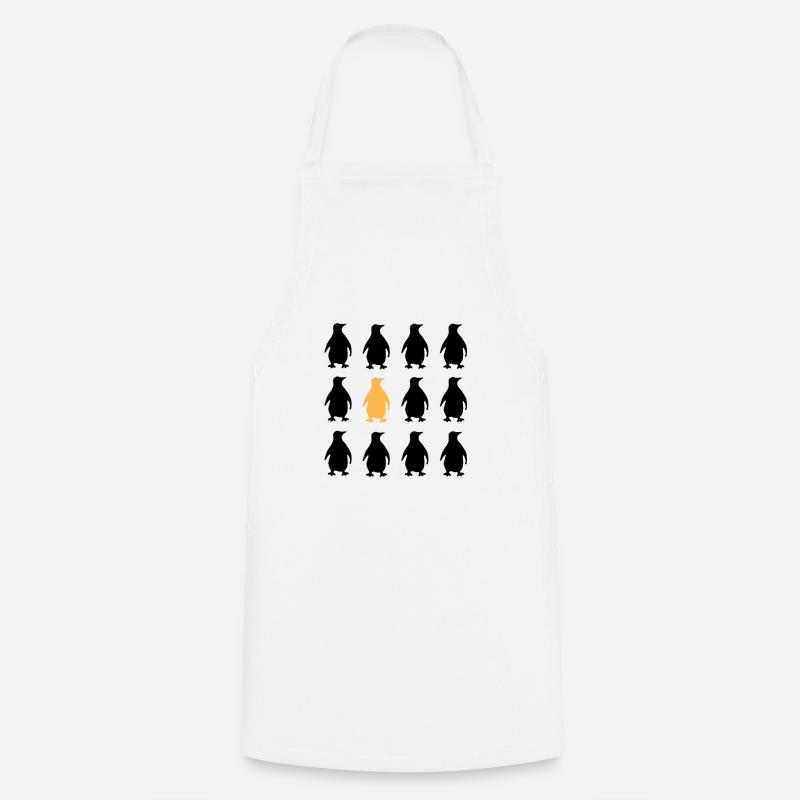 Cute penguins sweet animals gift - Cooking Apron - white