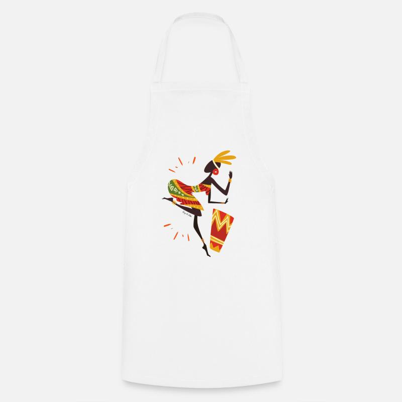 Kenya - Cooking Apron - white