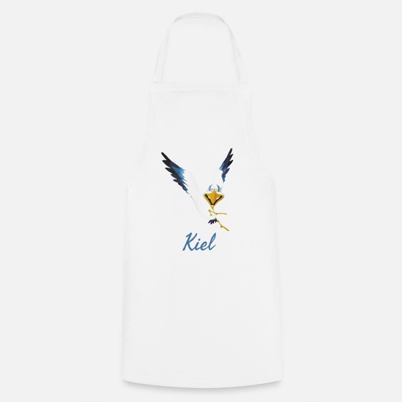 Black-headed gull from Kiel - Cooking Apron - white