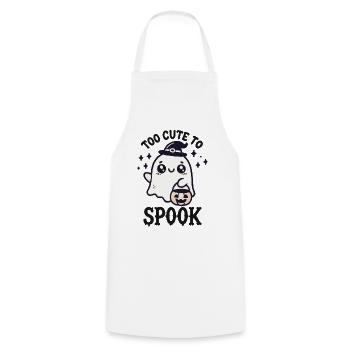 Fantôme mignon Trop mignon pour être effrayé - Tablier de cuisine - blanc - Devant - AI Model Male 185 dark (185cm)