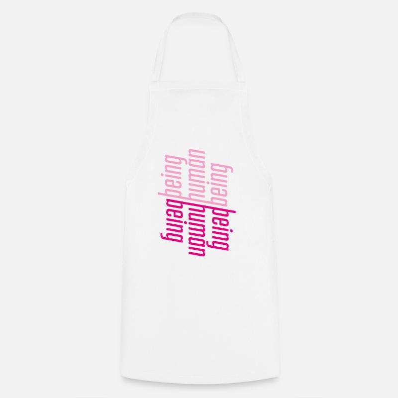 ThinkBick_being_human_being_2026 - Tablier de cuisine - blanc