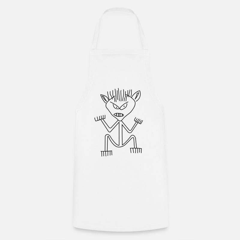 Mauvaise journée - Tablier de cuisine - blanc