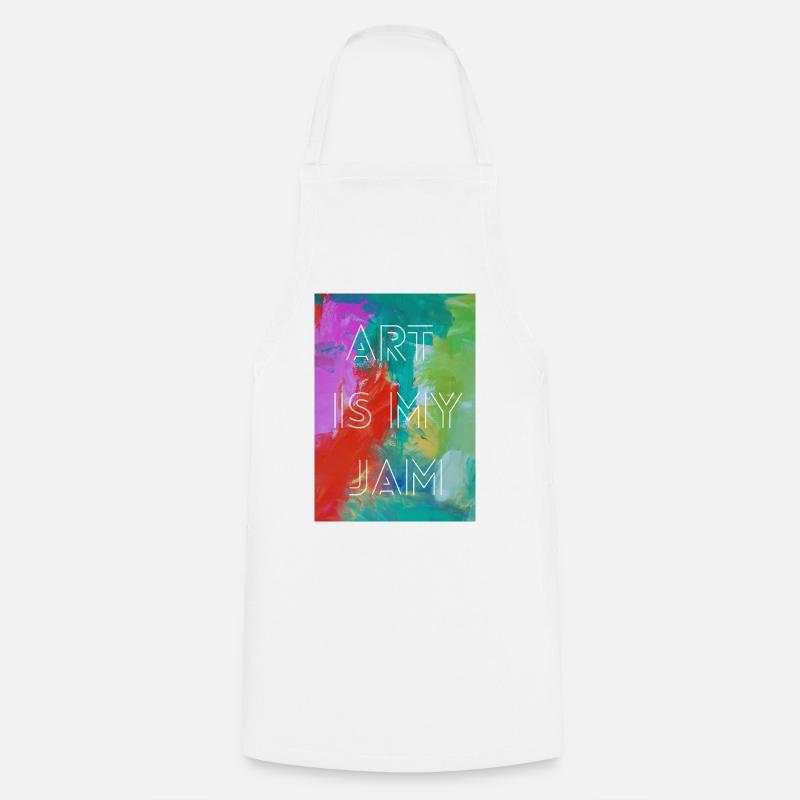 L’art, c’est mon truc - Tablier de cuisine - blanc