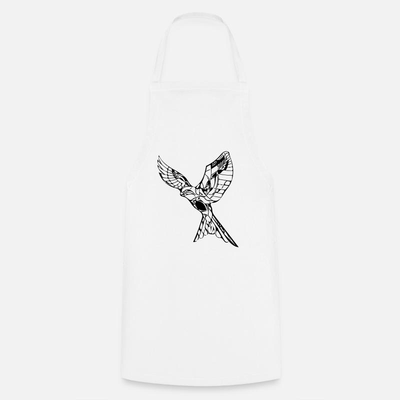 Faucon volant élégant - Tablier de cuisine - blanc
