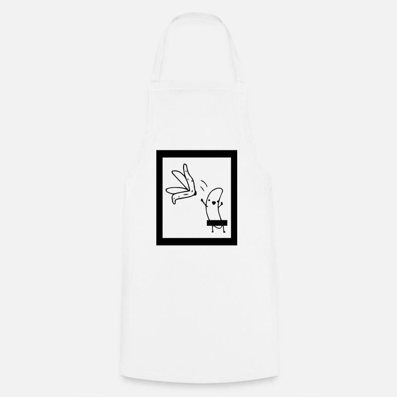 Fun Fun Drôle - Tablier de cuisine - blanc