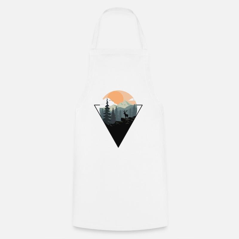 Paysage - Tablier de cuisine - blanc