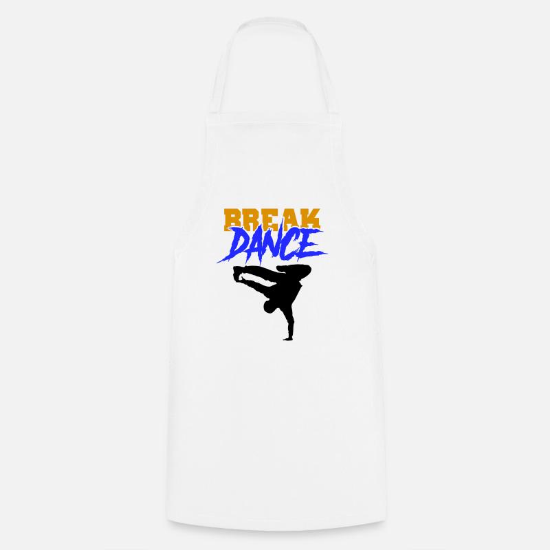 Break Dance - Cooking Apron - white