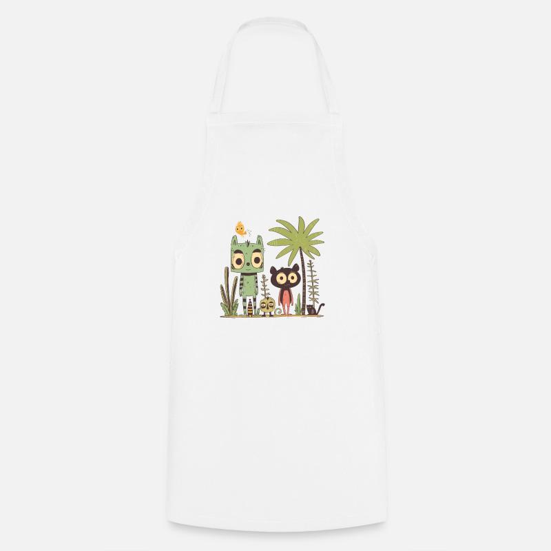 Visite de la forêt tropicale humide - Tablier de cuisine - blanc