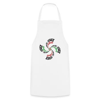 Basque Country Cross - Cooking Apron - white - Front - AI Model Male 185 dark (185cm)