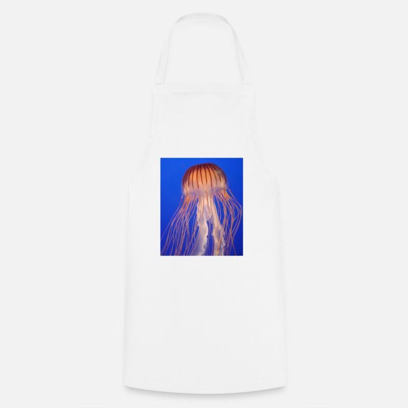 Jellyfish - Cooking Apron - white