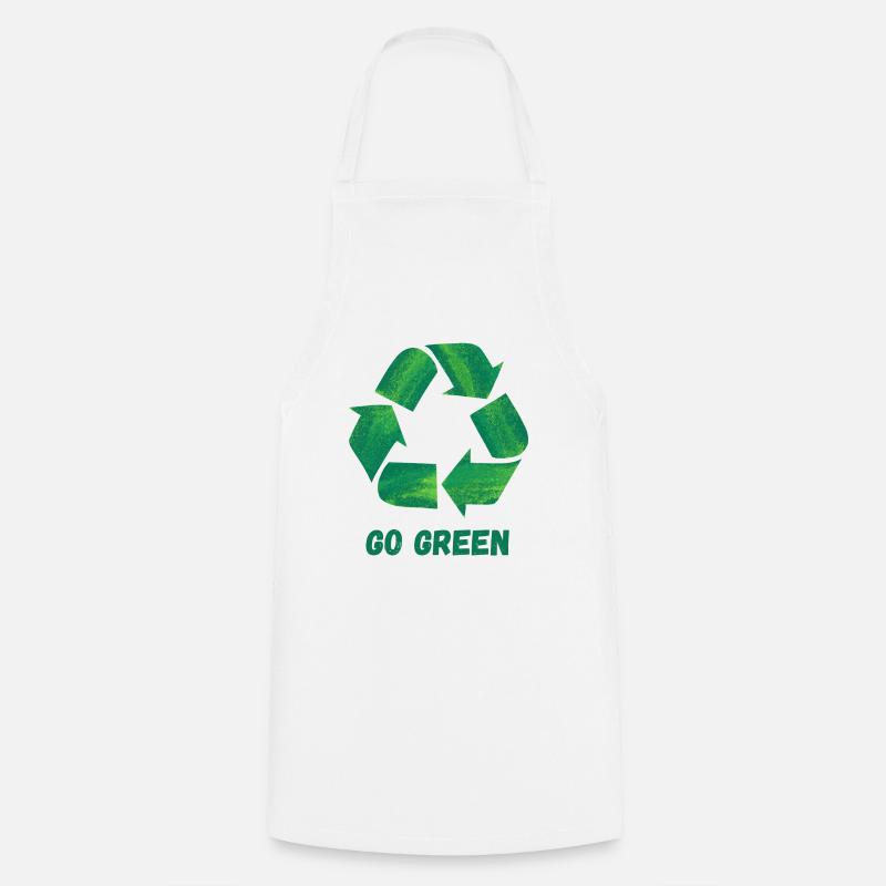 Vert avant - Tablier de cuisine - blanc