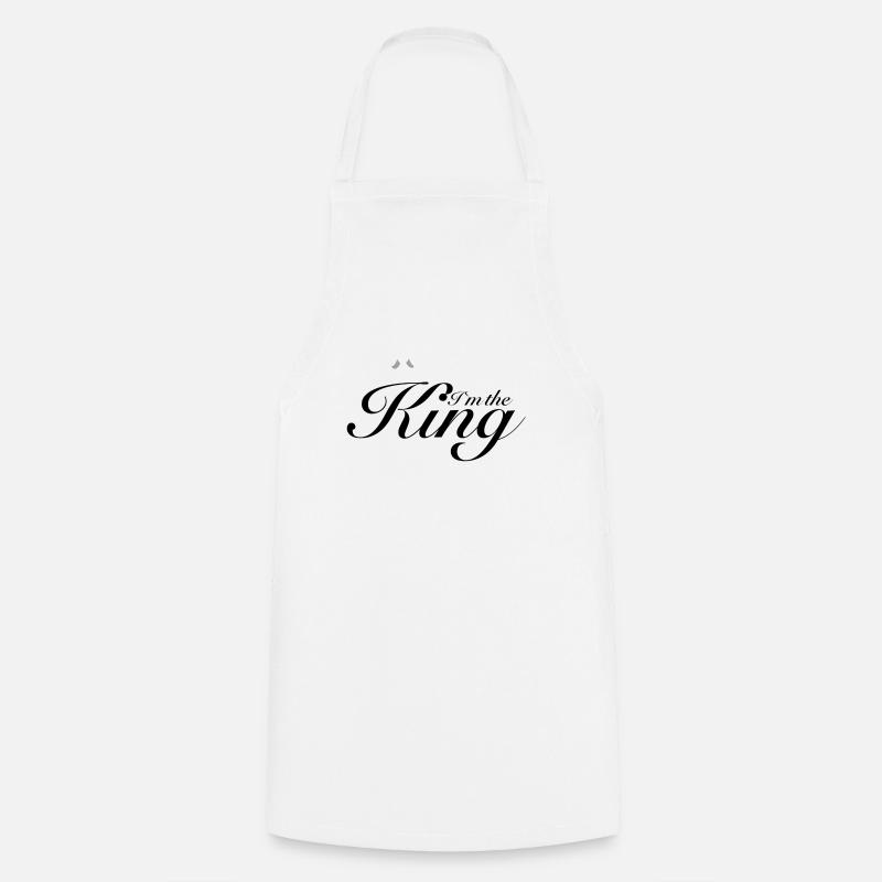 King - Tablier de cuisine - blanc