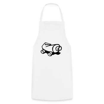 LA SAUCE - Tablier de cuisine - blanc - Devant - AI Model Male 185 dark (185cm)
