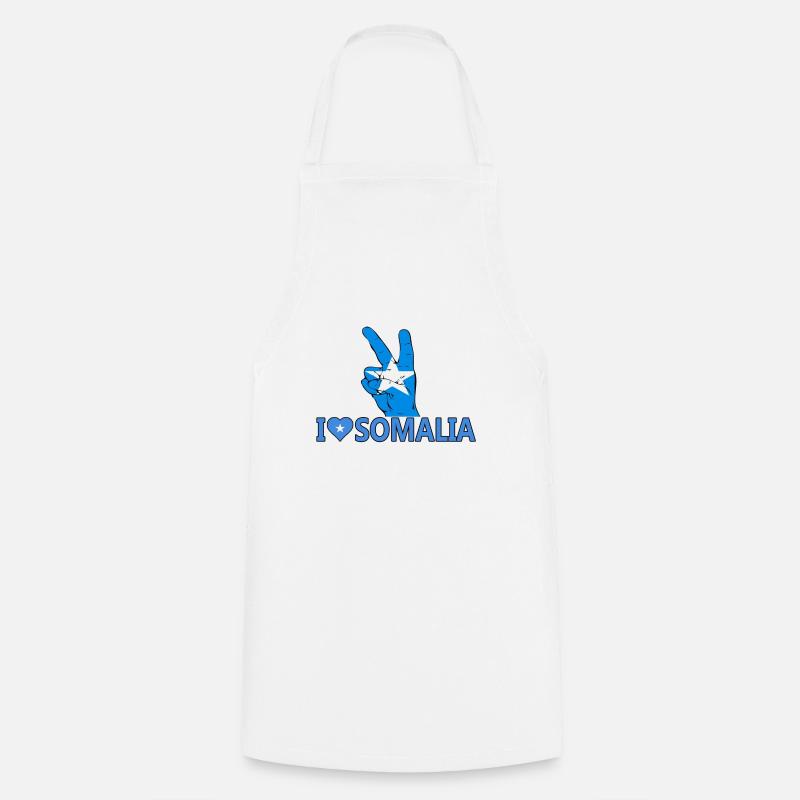 Peace SOMALIA - Cooking Apron - white