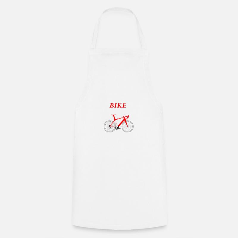 vélo - Tablier de cuisine - blanc