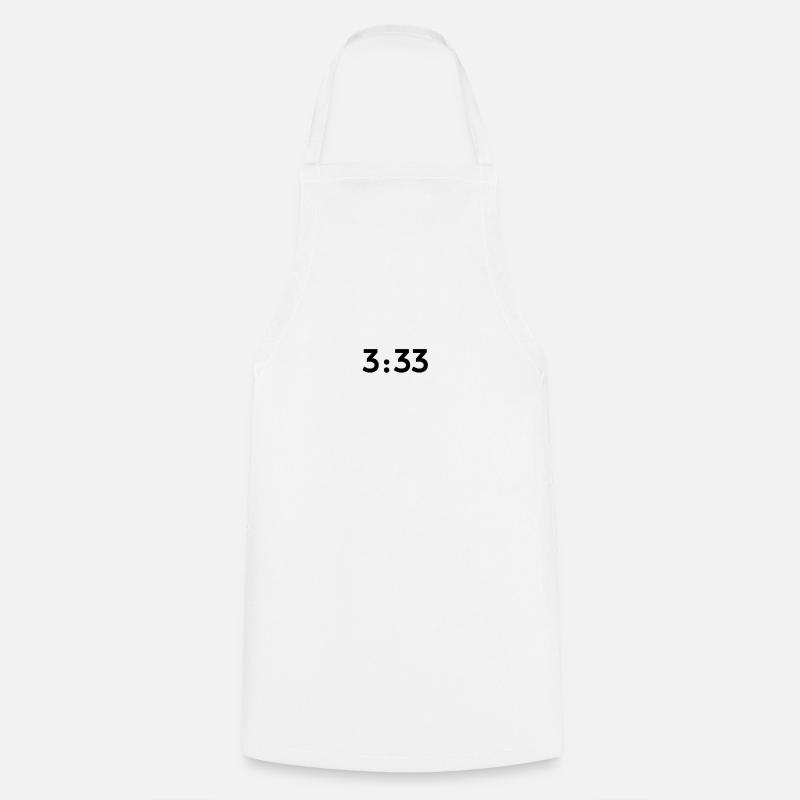 3:33 - Tablier de cuisine - blanc