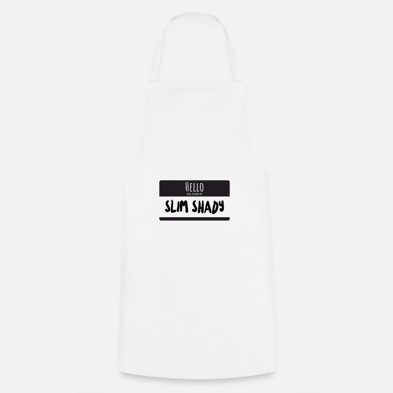Je m'appelle Slim Shady - Tablier de cuisine - blanc