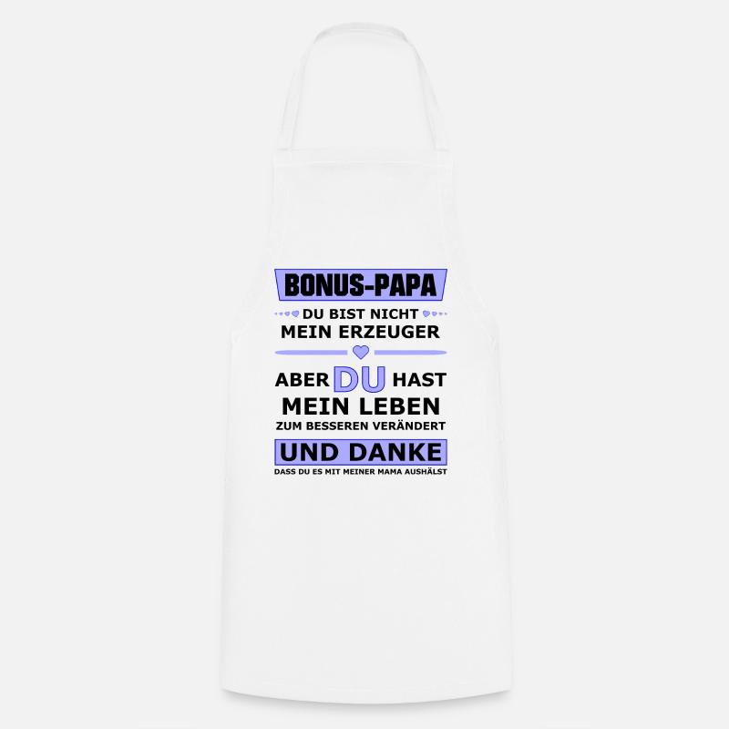 Bonus Papa - Kochschürze - Weiß