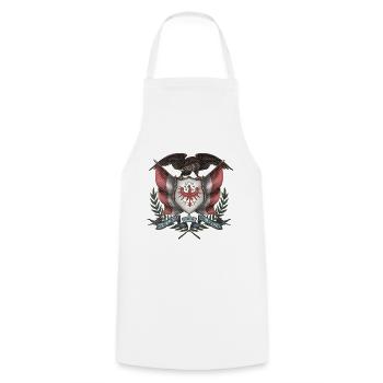 Tyrolean pride: eternal loyalty to the province of Tyrol - Cooking Apron - white - Front - AI Model Male 185 dark (185cm)