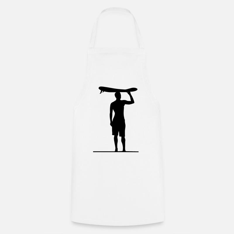 Surfer - Tablier de cuisine - blanc
