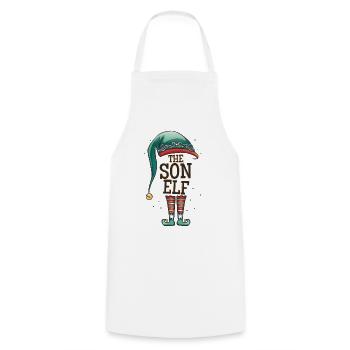 Le Fils Elfe Le Fils Elfe Tenue de Noël Garçons - Tablier de cuisine - blanc - Devant - AI Model Male 185 dark (185cm)