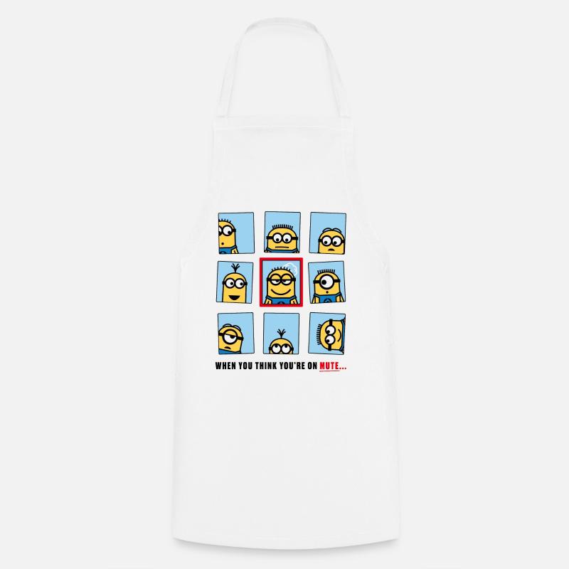 Minions Home Office Problems - Cooking Apron - white