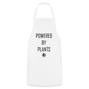 Powered By Plants Vegan Vegan Lifestyle - Cooking Apron - white - Front - AI Model Male 185 dark (185cm)