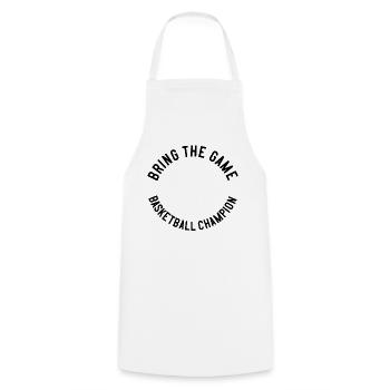 Bring the game Basketball Champion - Cooking Apron - white - Front - AI Model Male 185 dark (185cm)