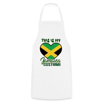 Jamaica Costume Jamaica - Cooking Apron - white - Front - AI Model Male 185 dark (185cm)