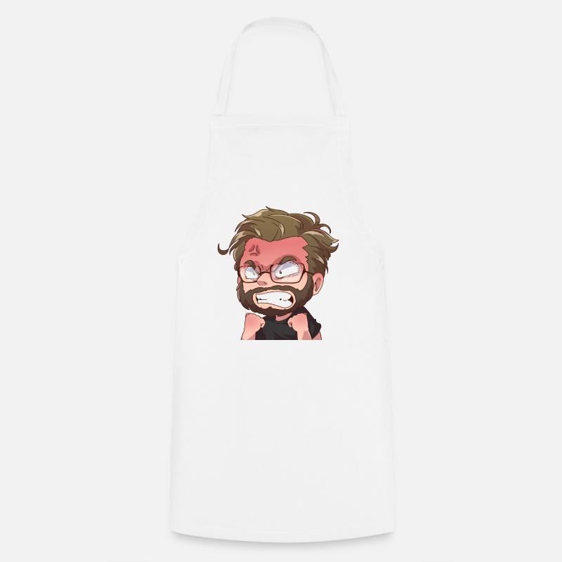 Angry Manny - Cooking Apron - white