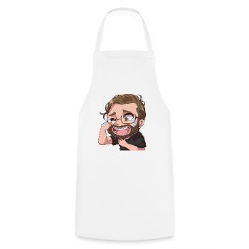 Lol Manny - Kochschürze - Weiß - Vorne - AI Model Male 185 dark (185cm)