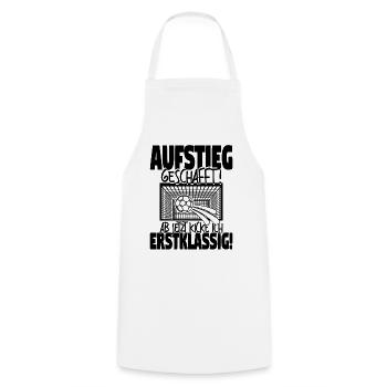 Einschulung Schulkind Fußball Schulanfang Geschenk - Kochschürze - Weiß - Vorne - AI Model Male 185 dark (185cm)