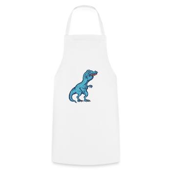 Jonathan T-Rex Dinosaurier Meme Dino Trex Namens - Kochschürze - Weiß - Vorne - AI Model Male 185 dark (185cm)