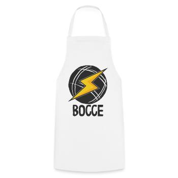 Bocce Spruch Bocce Ball mit Jack Bocci Game Bocce - Kochschürze - Weiß - Vorne - AI Model Male 185 dark (185cm)