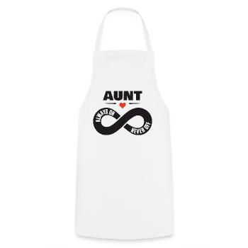 Cadeau pour la chemise Dear Aunt Heart - Tablier de cuisine - blanc - Devant - AI Model Male 185 dark (185cm)