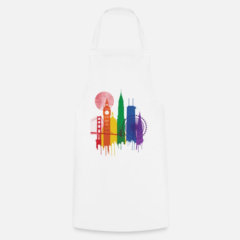 Pride in the City - Cooking Apron - white