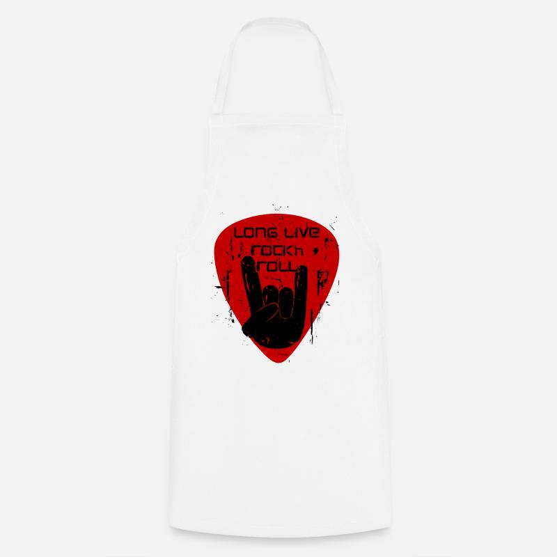 Vive le Rock’n’Roll - Tablier de cuisine - blanc
