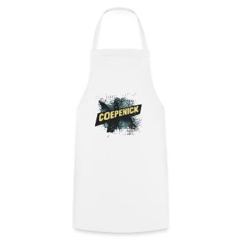 Berlin Köpenick Souvenir Cöpenick Grunge Design - Cooking Apron - white - Front - AI Model Male 185 dark (185cm)