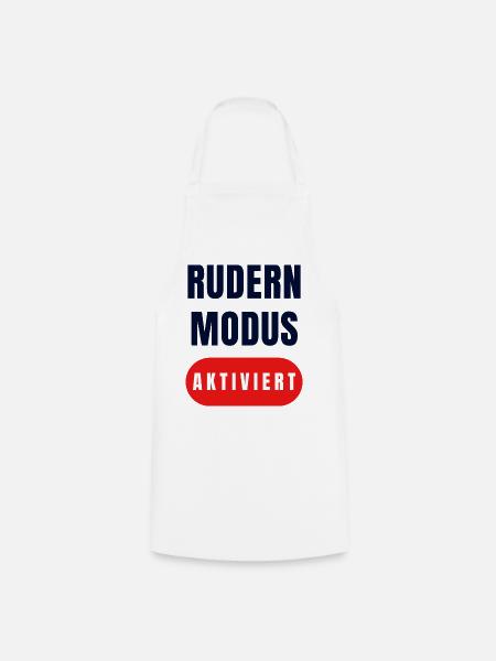 Ruder Modus Aktiviert - Kochschürze - Weiß