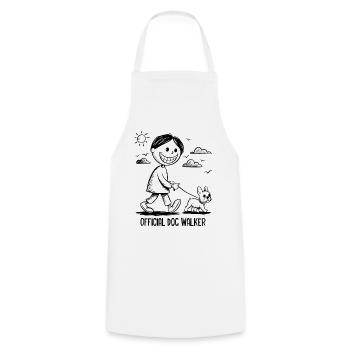 Bouledogue français Chien de compagnie Amoureux des animaux - Tablier de cuisine - blanc - Devant - AI Model Male 185 dark (185cm)
