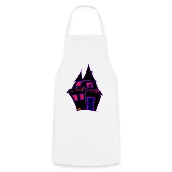 Halloween - Cooking Apron - white - Front - AI Model Male 185 dark (185cm)