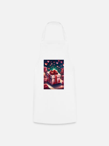 Geschenk voller Liebe - Kochschürze - Weiß