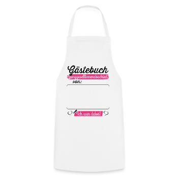 Braut T-Shirt JGA Frauen Junggesellinnenabschied - Kochschürze - Weiß - Vorne - AI Model Male 185 dark (185cm)