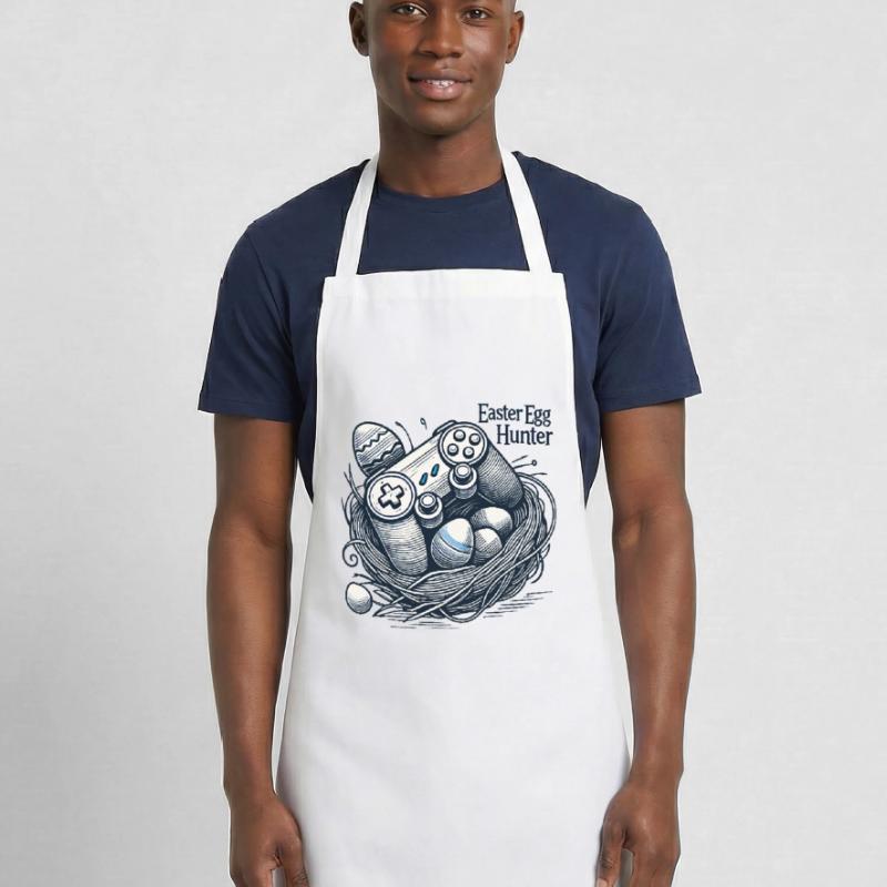 Easter Egg Hunter Gaming Controller Design Cooking Apron