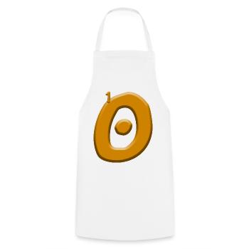 Anniversaire 10 ans - Tablier de cuisine - blanc - Devant - AI Model Male 185 dark (185cm)