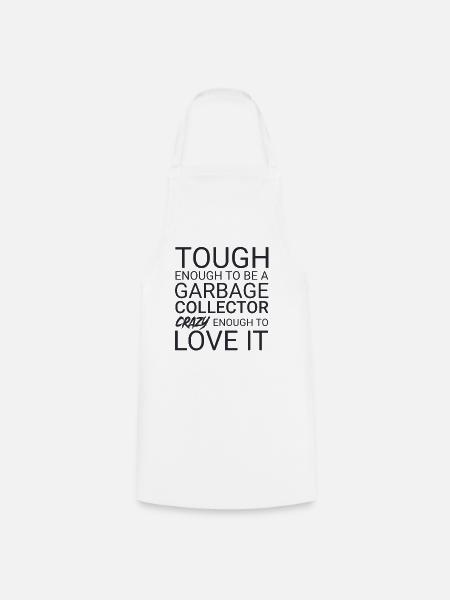 Garbage collector Crazy - Kochschürze - Weiß