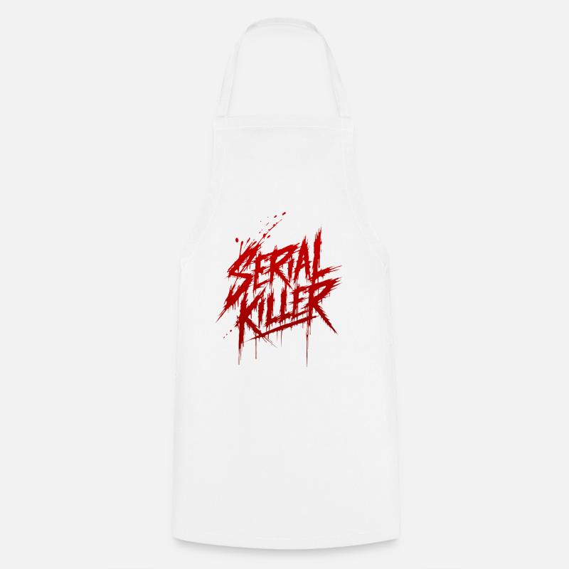 Serial killer - Kochschürze - Weiß